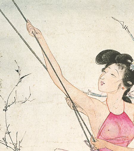 陈仓-胡也佛的仕女画和最知名的金瓶梅秘戏图